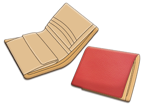 二つ折り財布のOEM/ODM | オリジナル二つ折り財布のOEM製造 - ジオジャパン